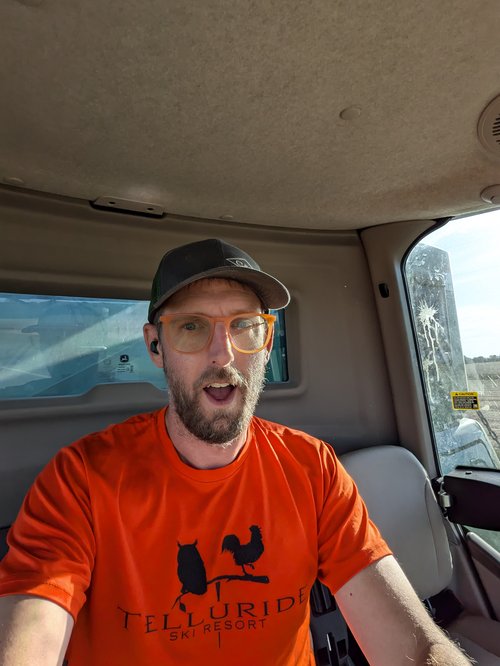 Justin Day 4 Harvest 2024 Selfie