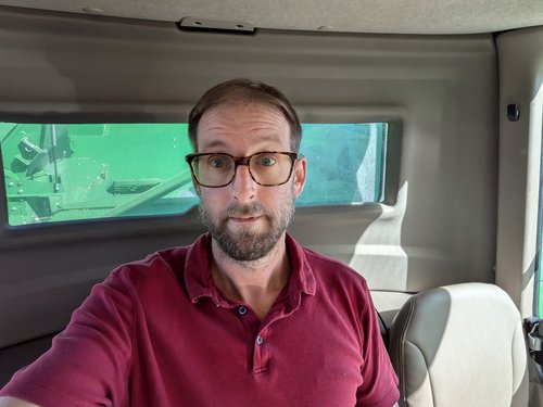 Justin Day 6 Harvest 2024 Selfie