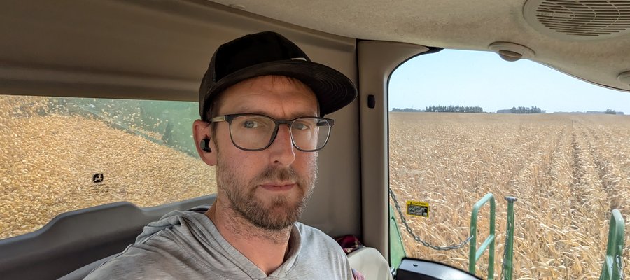2024 Corn Harvest Day 1 Justin