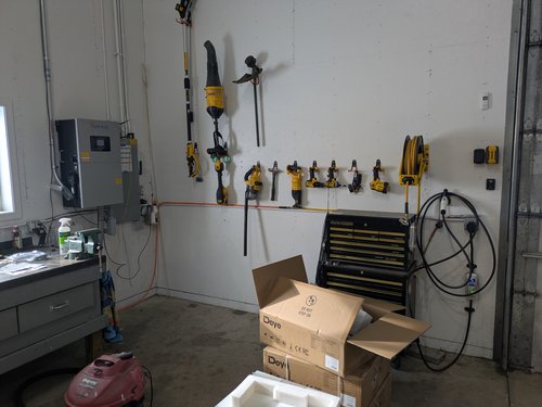 Original planned location for batteries